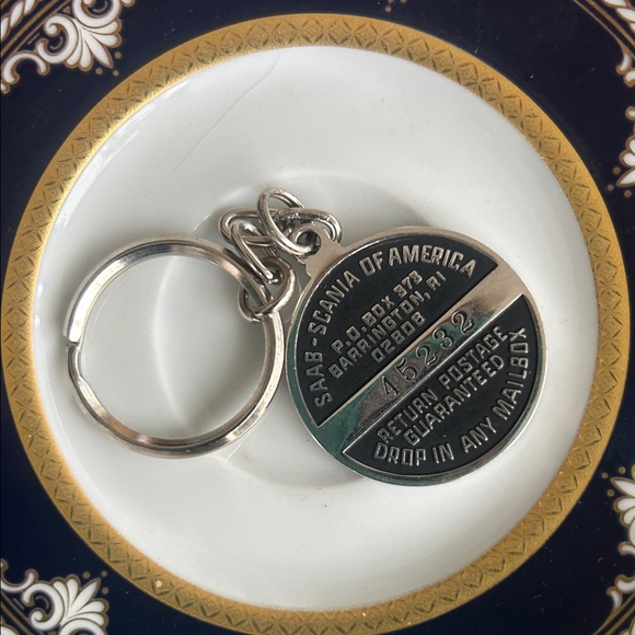 SAAB Silver Keychain - Picture 2 of 3